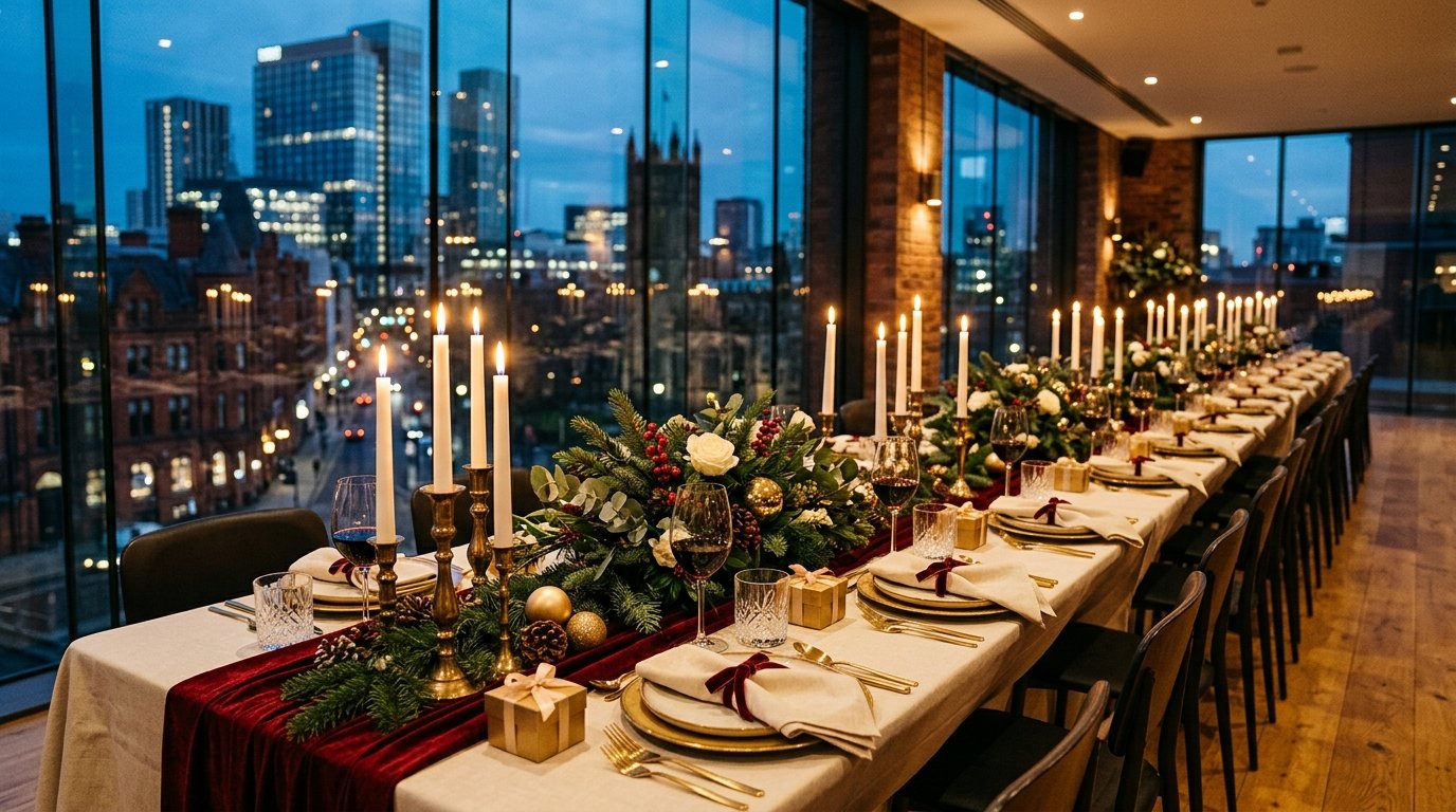 Premium Manchester corporate Christmas party venue